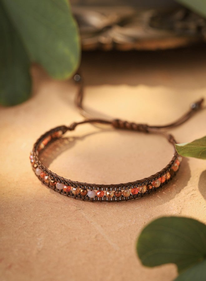 MINACHI Bohemian Braided Colorful Bead Bracelet for Women, Trendy Jewelry Design - Image 5