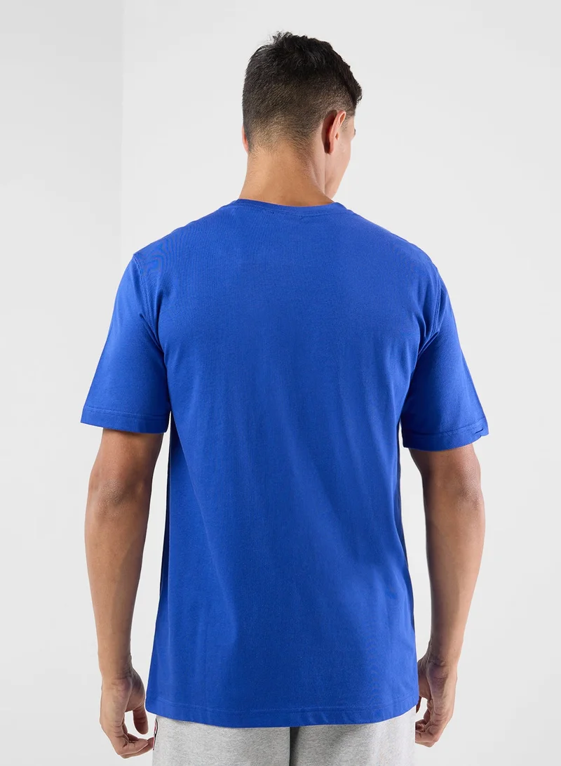 Adidas TREFOIL T-SHIRT Blue Originals Men T-SHIRTS
