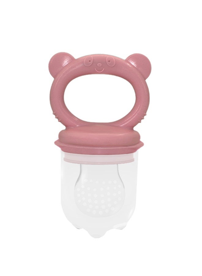 bebeFuture 10-Piece Premium Stainless Steel Baby Feeding Set - Deep Pink Kids Dinnerware with Divided Plate, Bowl, Cup, Utensils, Food Feeder & Toothbrush - Image 4
