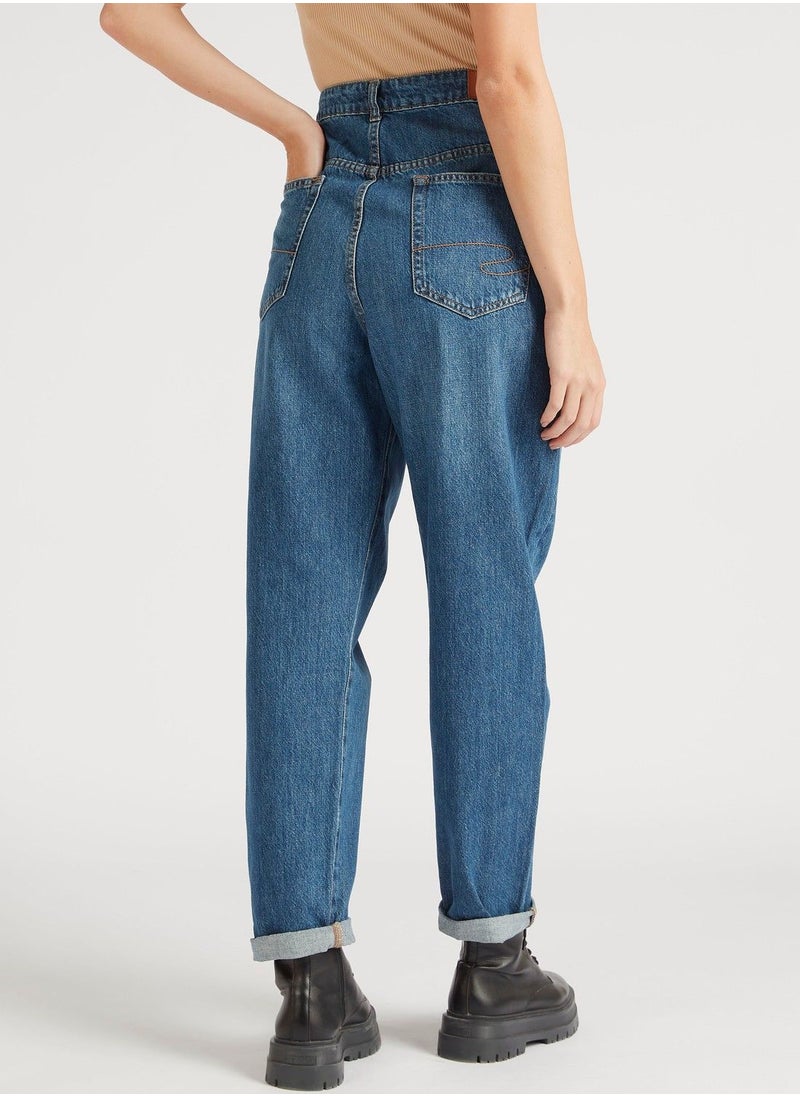 Lee Cooper - Lee Cooper Solid Denim Jeans with Pockets - Image 1