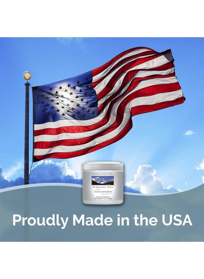 Smells Begone Air Freshener Odor Absorber Gel - Absorbs and Eliminates Odor in Pet Areas, Bathrooms, Cars, & Boats - Fragrance Free - 15 Ounce - 2 Pack - Image 3