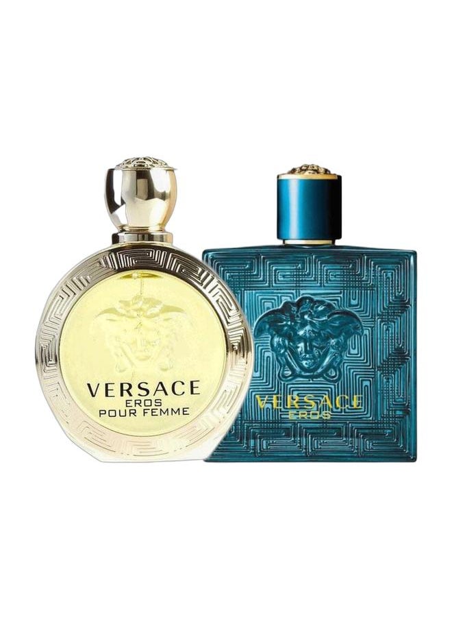 VERSACE Versace Eros EDT Men & Women Combo 100ml *2  - Image 1