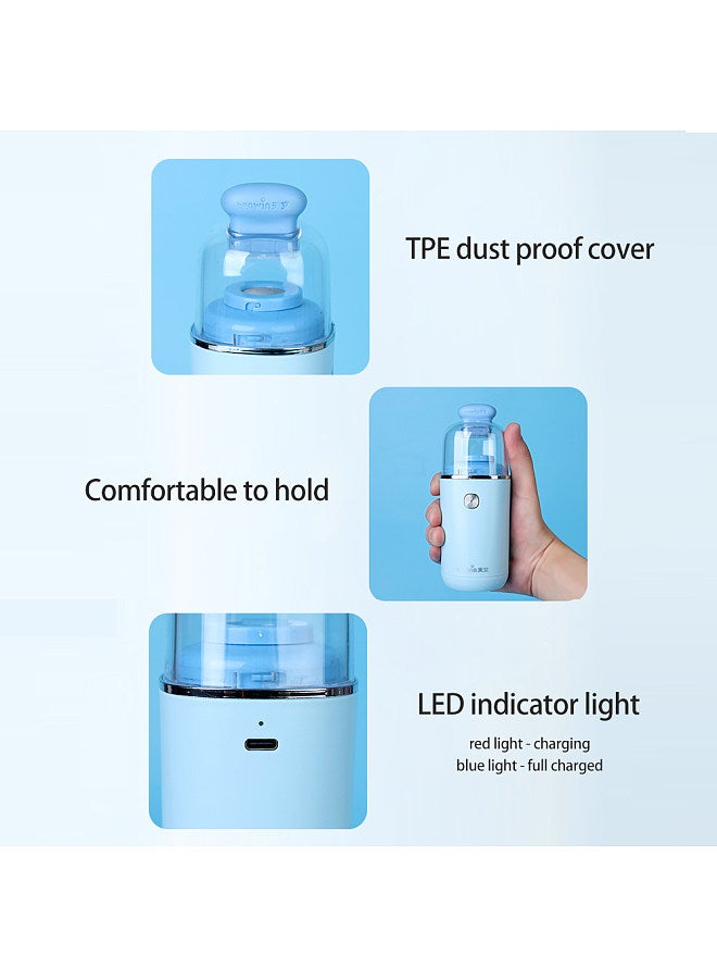tenwin Desktop Vacuum Cleaner Mini Table Dust Sweeper with 2 Suction Power and Brush Nozzle Efficient Filtration for Cleaning Hairs Crumbs Computer Keyboard of Gifts for Kids Home/School/Office Use  - Image 5