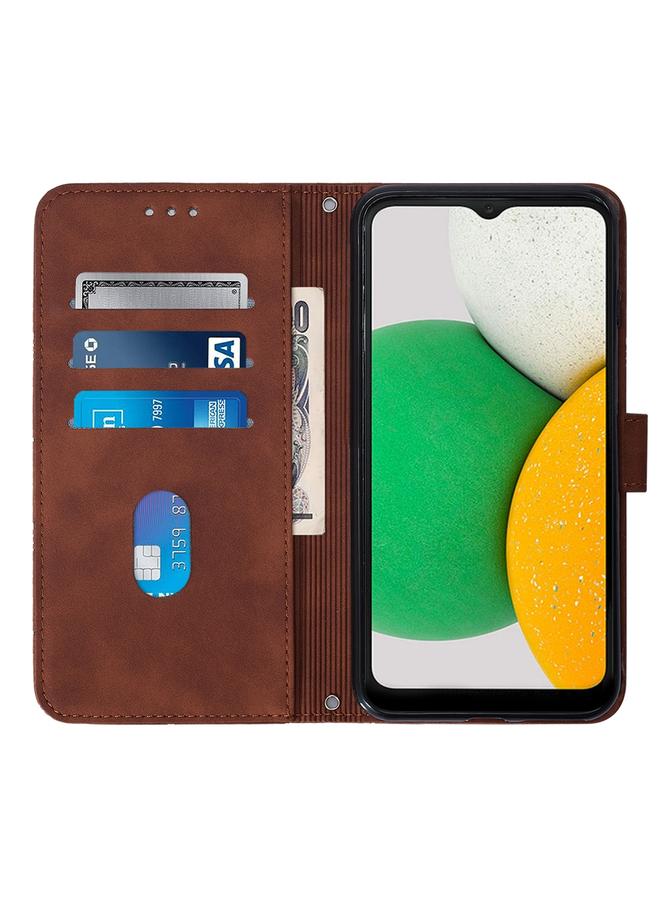 اس-توب جراب لهاتف Samsung Galaxy A04 Core، جراب جلدي قابل للطي منقوش ثلاثي الأبعاد - Image 5