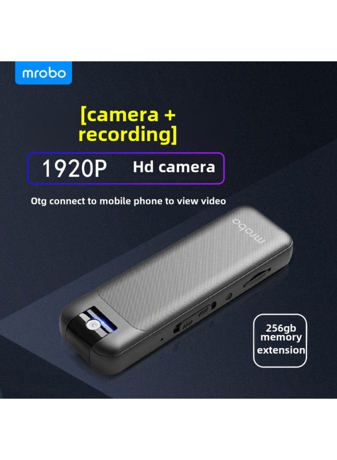 Generic Intelligent Night Vision Ultra-clear Recording And Camera Function All-in-one Machine Special Back Clip-on Video Recorder For Meetings And Classes-Body Color:64g  - Official Standard Configuration  - Image 3