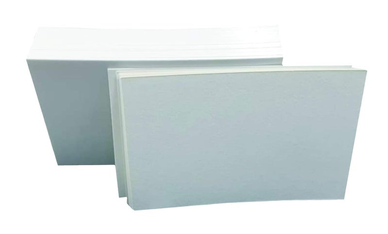 Imprint ورق كرتون أبيض مائل إلى الكريمي، بطاقات فهرسة 3.5" × 5"، سمك 140 جرام لكل متر مربع 50 في هذه العبوة - Image 4