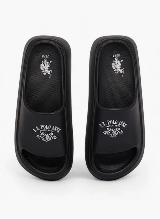 U.S. Polo Assn. Women Logo Print Slides