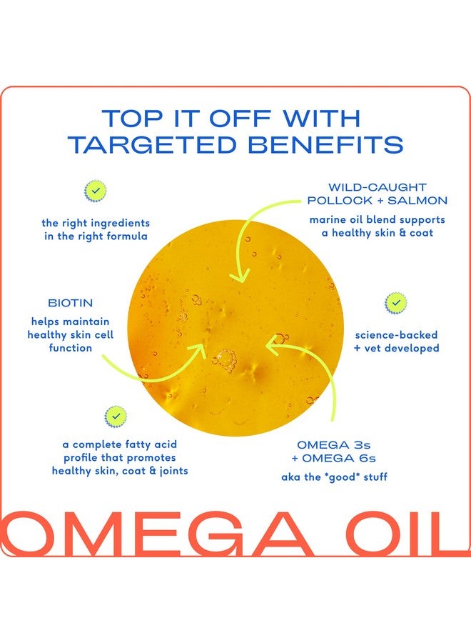 Native Pet Omega 3 Fish Oil for Dogs & Cats - Promotes Healthy Skin, Shiny Coat, & Strong Joints - Made with Wild Alaskan Salmon Oil for Dogs - Tasty, Fast-Absorbing Omega 3 6 9 Liquid Supplement-16oz - Image 3