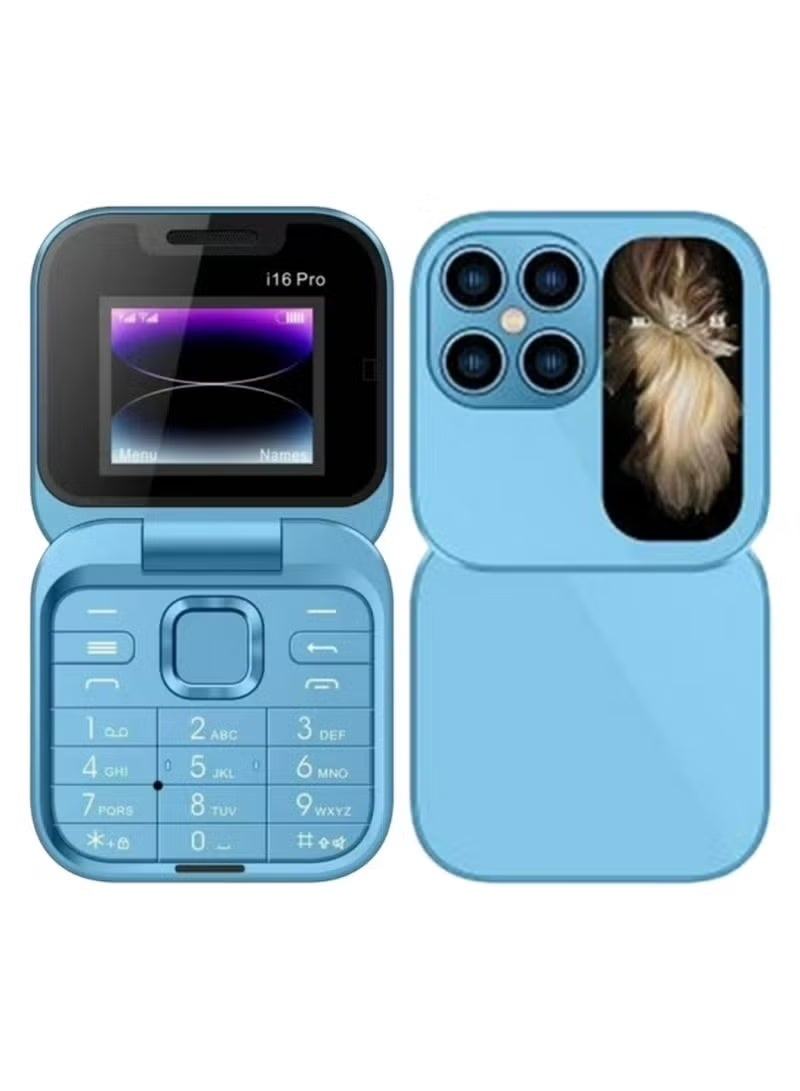 alimoto Mini Flip Mobile Phone, 2024 New Foldable Cell Phone - Image 1
