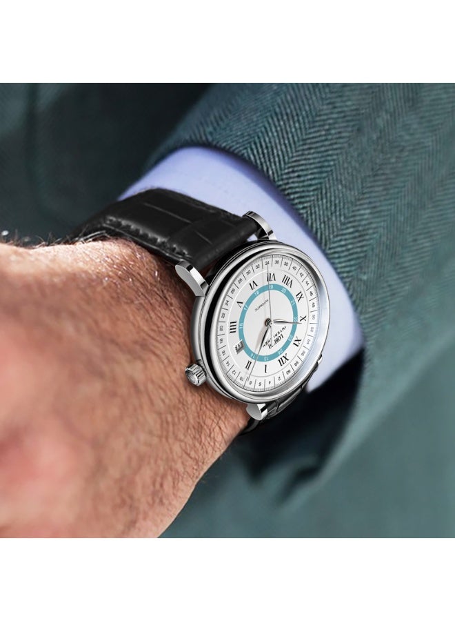 LOBINNI Thin Automatic Mechanical Watches 41mm - Image 3