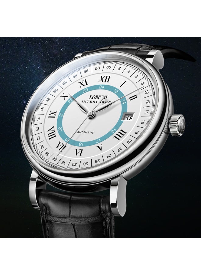 LOBINNI Thin Automatic Mechanical Watches 41mm - Image 2