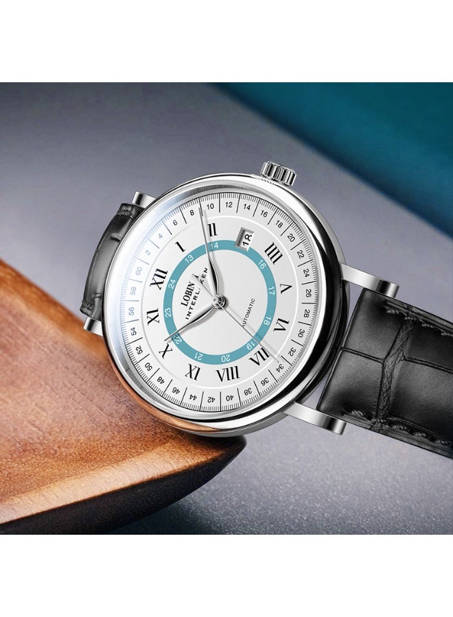 LOBINNI Thin Automatic Mechanical Watches 41mm - Image 1