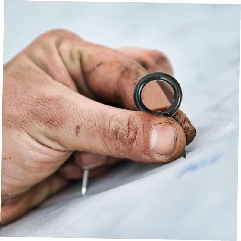 30 قطعة من براغي العين ذاتية التنصيب الثقيلة، خطافات، مثبتات معدنية للتعليق الداخلي والخارجي - Image 5