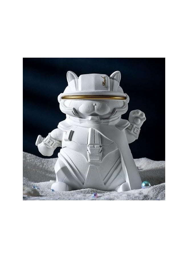 AMGREEN - Lucky Cat Maneki Neko Figurine - Japanese Fortune & Wealth Charm for Home and Office Decor, Trendy Desktop Collectible Toy Statue, Feng Shui Good Luck Gift - Image 1
