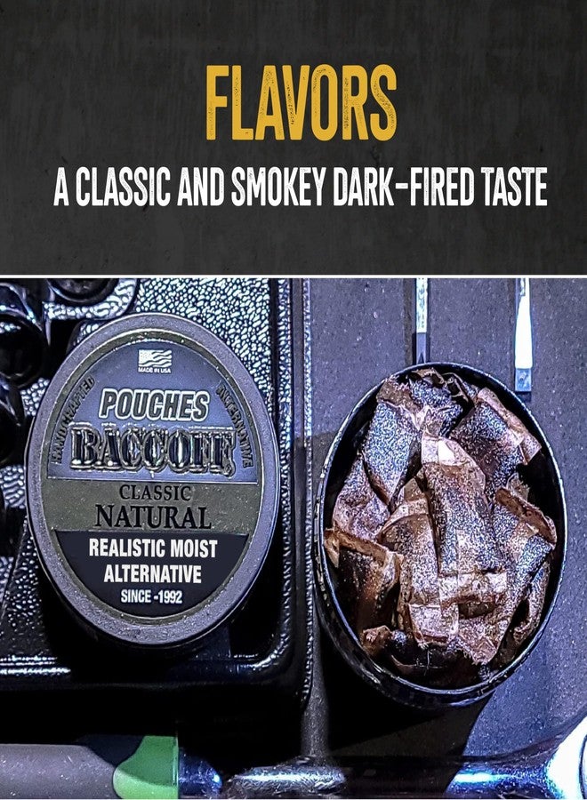 BACC OFF 1 Can, BaccOff Classic Natural Pouches, Black Tea Base with Smoky, Classic Flavors, 16 Pouches - Image 4