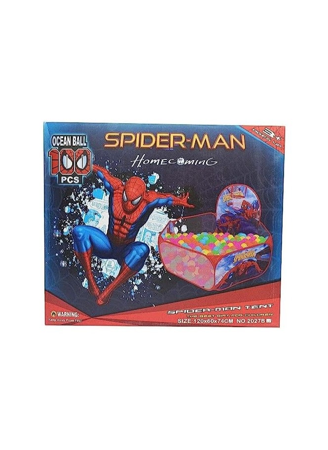 Hero-Themed Play Tent with 100 Balls - Endless Adventures  - Image 1