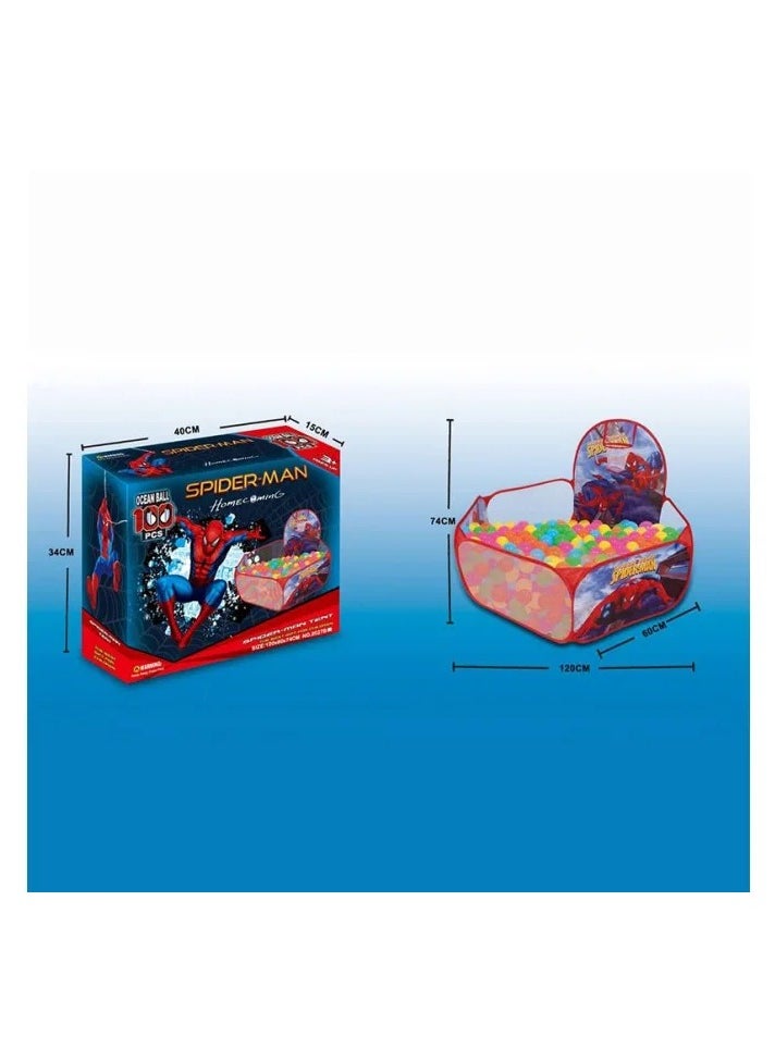 Hero-Themed Play Tent with 100 Balls - Endless Adventures  - Image 2