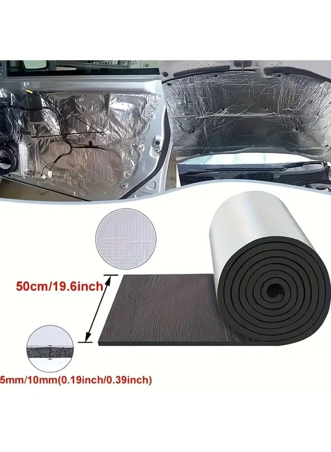 Self Adhesive Aluminum Insulation Roll 19 69x19 69x0 39 Inch Heat Fire Sun Resistant - Image 2