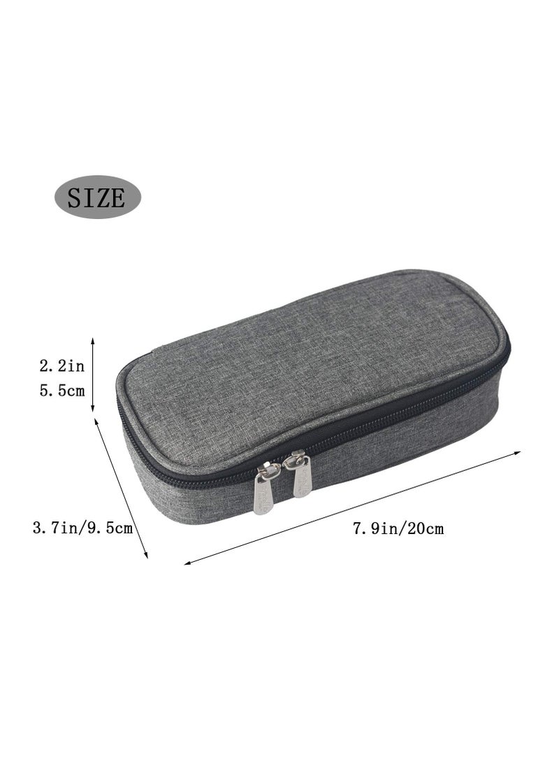 SYOSI Insulin Cooler Travel Case with 2 Ice Packs, Diabetes Medication Organizer Bag, Medical Insulation Cooler for Travel, TSA Approved  - Image 3