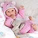 Aori Baby Dolls Realistic 17inch Lifelike Soft Body Baby Girl That Look Real with Feeding Kit Included Ideal Gift for Kids Birthday Pretend Play - Image 2