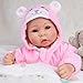 Aori Baby Dolls Realistic 17inch Lifelike Soft Body Baby Girl That Look Real with Feeding Kit Included Ideal Gift for Kids Birthday Pretend Play - Image 4