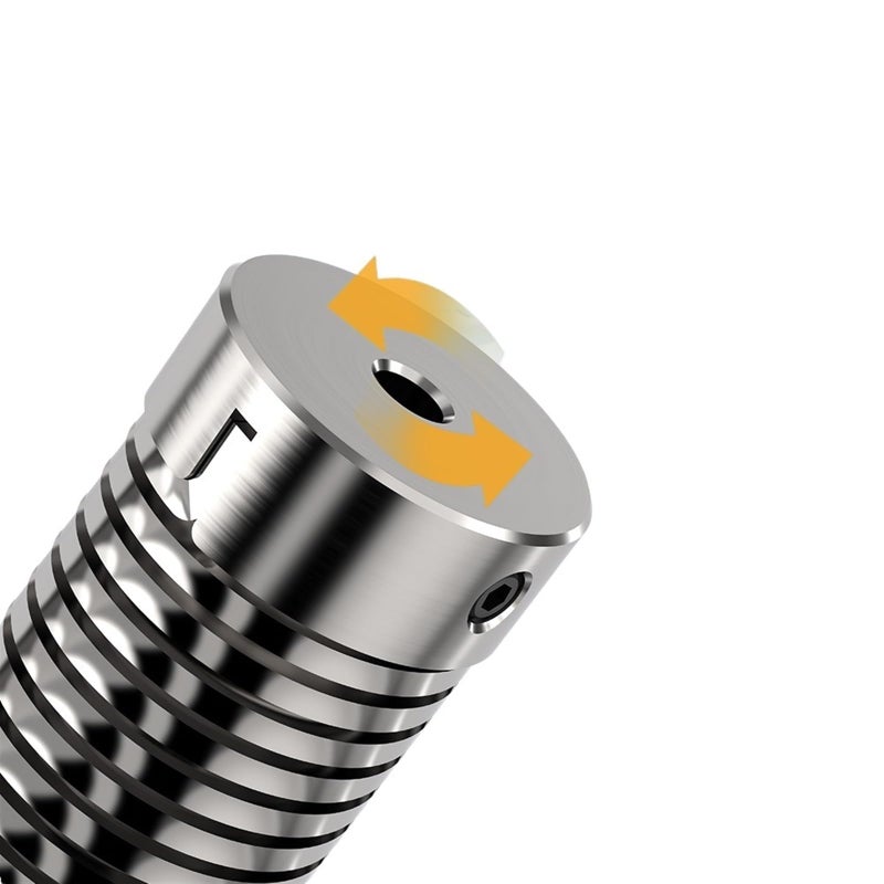 High Torque Flexible Thread Aluminum Alloy Spring Coupling 16x16 For Encoder Screw Stepper Servo Motor - Image 5