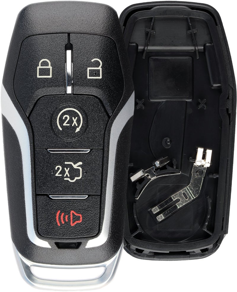 KeylessOption Keyless Entry Remote Smart Key Fob Shell Case for Ford Fusion Mustang Edge M3N-A2C31243800 - Image 3