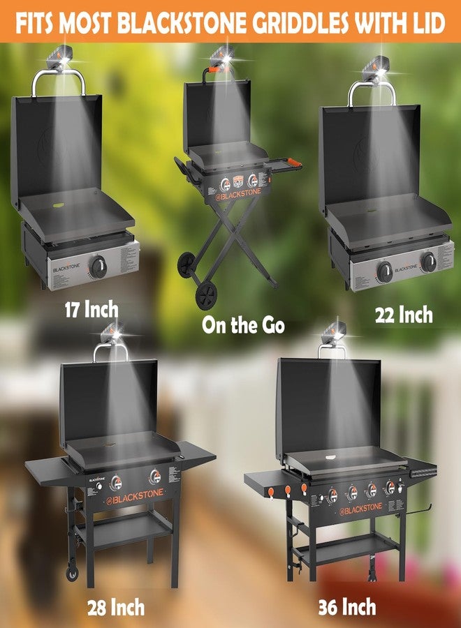 OATISLIFE 2 Pack Grill Light Grilling Accessories, Grill Lights for Outdoor Grill, Stocking Stuffers Gifts for Mom Dad, Grill Light Fit for Blackstone Weber Big Green Egg - Image 2