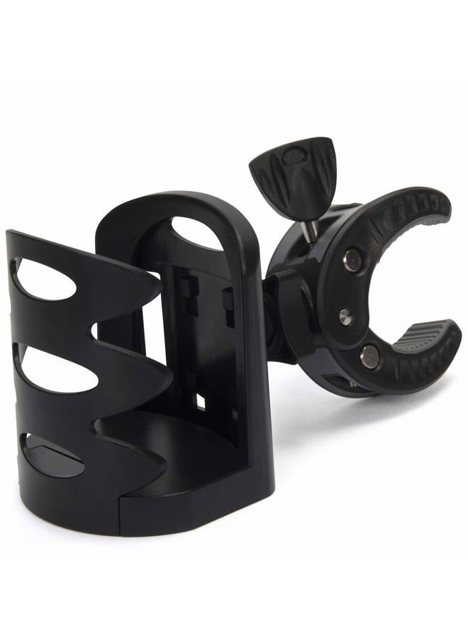 Crescendo CR-25 Drink and Cup Holder and Caddy for Water or Other Beverage | Mount Clamp for Mic Stand, Handle Bar, Pole, Music or Microphone Stand - Image 1