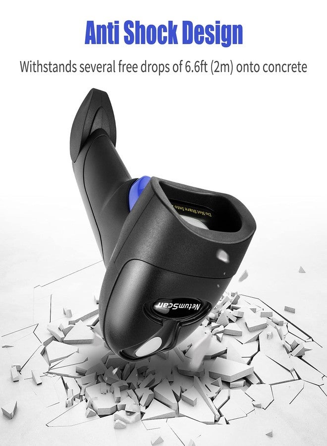 قارئ ماسح ضوئي NetumScan USB QR للباركود لأجهزة الكمبيوتر، ماسح ضوئي سلكي محمول باليد تلقائي أحادي وثنائي الأبعاد للباركود، مناسب للمخزون والمكتبات والمتاجر والمستودعات، يدعم مسح بيانات المصفوفة PDF417 - Image 4
