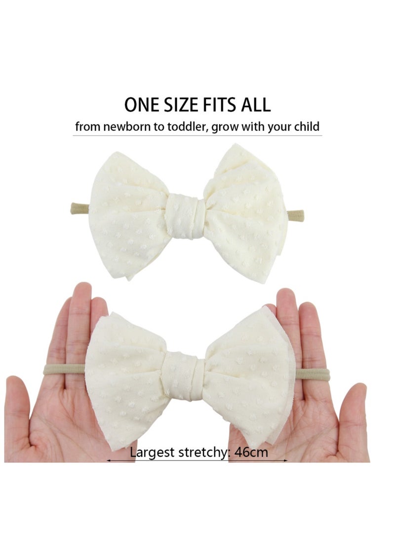 دىدانيالا مجموعة نظارات يارا وطوق شعر ورد للأطفال والبنات - أبيض - Image 1