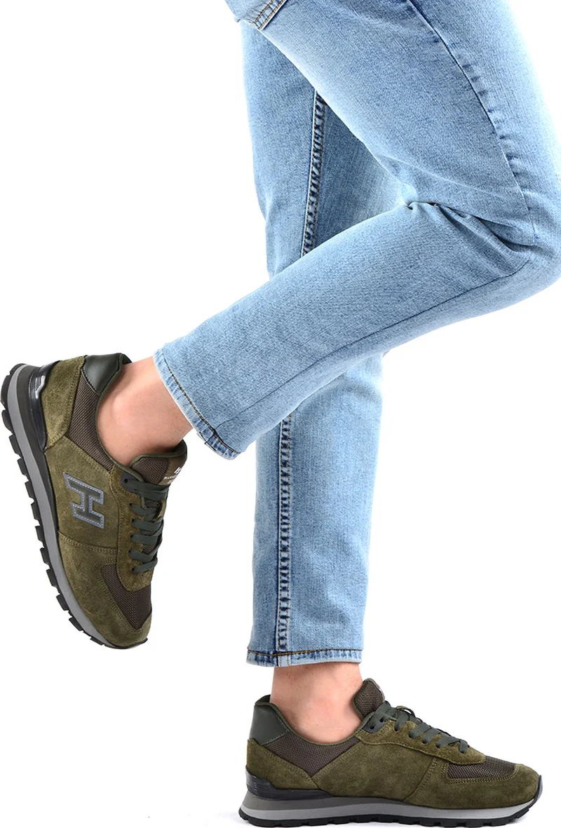 Hammer Jack 102 19250 M Peruvian Nubuck Leather Men's Sneakers
