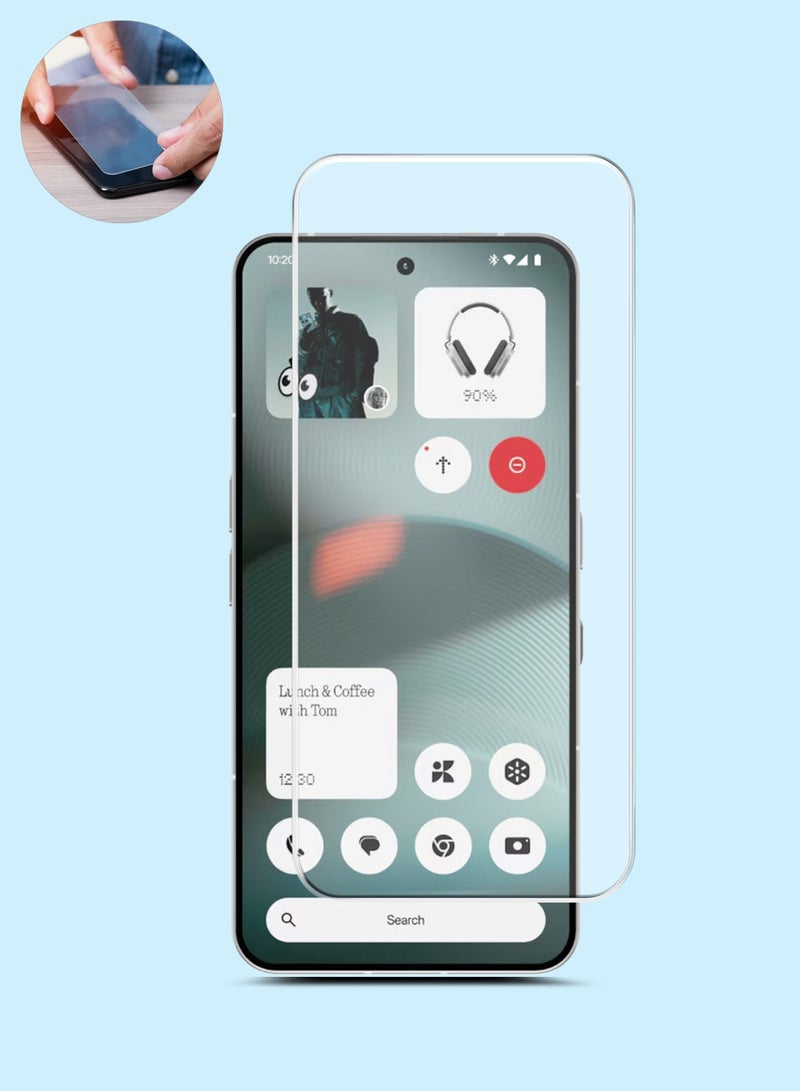 GMAX Nothing Phone (3) 5G 2025 GMAX Premium Series Curved Edges 9H 2.5D Tempered Glass Screen Protector - Clear - Image 1