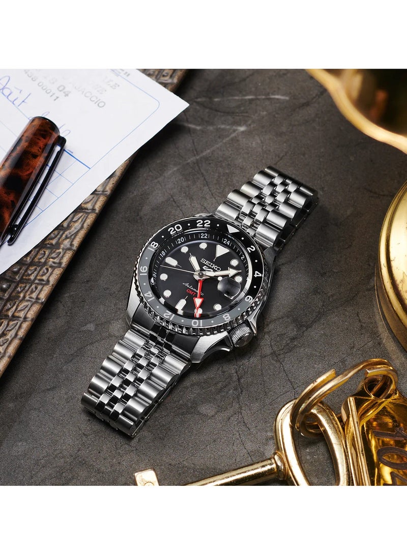 Seiko 5 Sports GMT Automatic Stainless Steel Men's Watch – SSK001K1 – 42.5 mm - Image 2