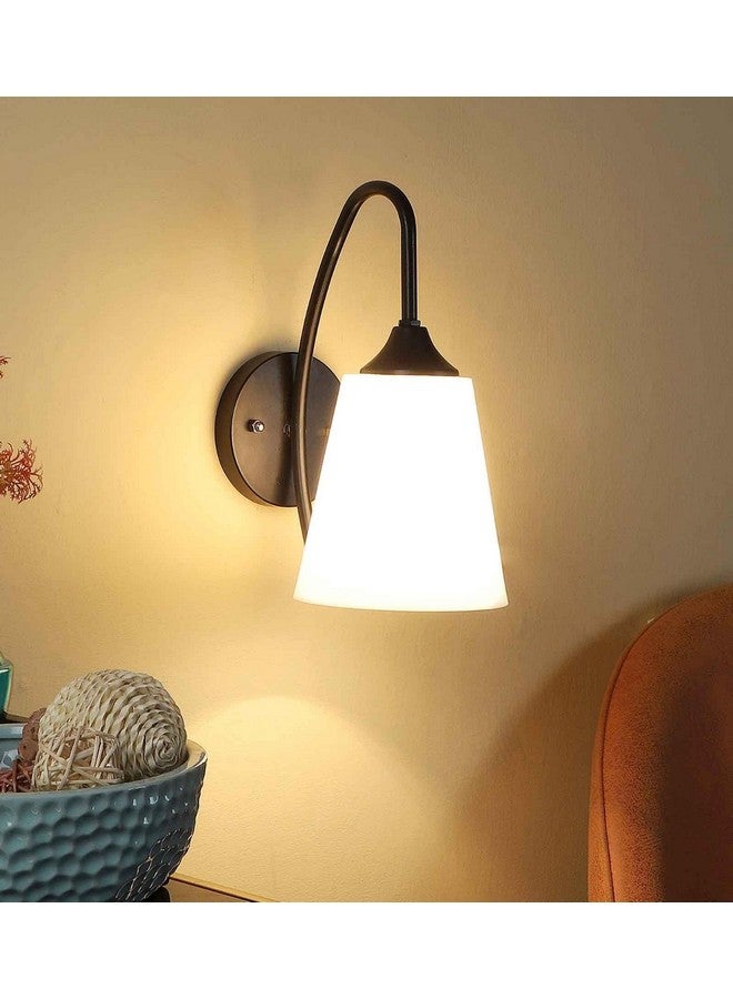 SINOMAN ضوء جدار SINOMAN لغرفة المعيشة حديث/مصابيح جدارية لغرفة النوم/لغرفة المعيشة/أضواء جدارية لتزيين المنزل/مصباح جدار بجانب السرير/ذراع متأرجح، أسود (PCV أبيض (عبوة من 1)) - Image 3