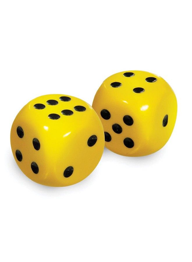 MaxiAids Low Vision Large Dice Yellow With Black Dots - Image 2