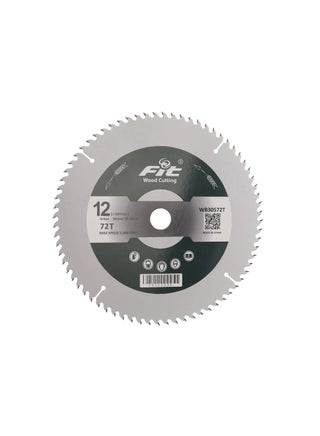 FIT 12" Wood Cutting Circular Saw Blade – 72 Teeth, 3.2mm Thickness, 30/25.4mm Bore – Heavy Duty Wood Saw Blade WB30572T