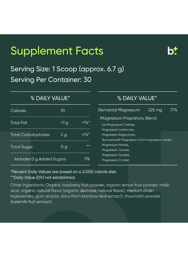 BiOptimizers MAGNESIUM BREAK THROUGH 174 GRAM- RASPBERRY-LEMONADE - Image 2