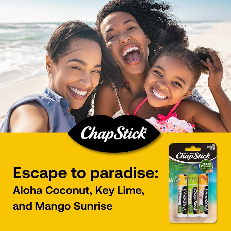chapstick عبوات بلسم الشفاه المنكهة من تشاب ستك - مجموعة مفضلة من المعجبين - Image 3