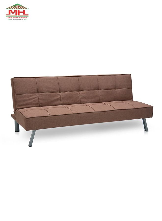 Multi Home Furniture Modern Design Sofa cum Bed Or 3 seater Sofa Is Foldable For Living Room MH-124SB-BROWN - Image 5