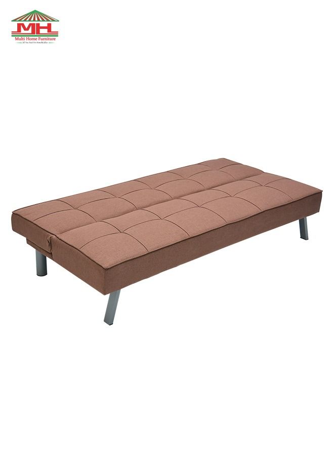 Multi Home Furniture Modern Design Sofa cum Bed Or 3 seater Sofa Is Foldable For Living Room MH-124SB-BROWN - Image 4