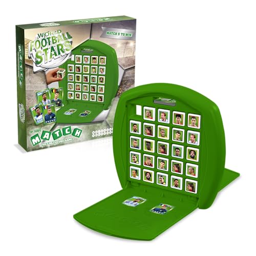 Top Trumps لعبة توب ترومبز ماتش لكرة القدم نجوم كرة القدم العالمية ألعاب لوحية عائلية للأطفال والبالغين لعبة مطابقة ولعبة ذاكرة ممتعة للاعبين اثنين ألعاب للأطفال ذكريات وتعلم للأطفال من 4 سنوات وما فوق - Image 1