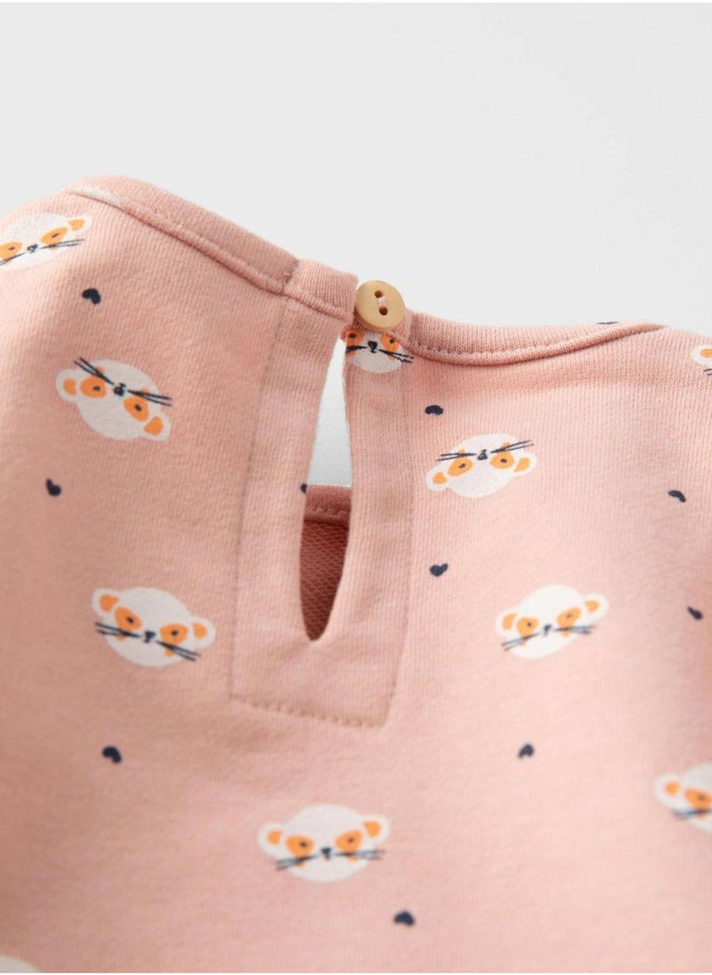 Zippy Infant Ruffle Printed Sweatshirt - Image 4