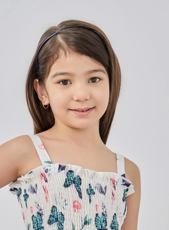 Take Two Take Two White Butterfly Print Cami Wide Leg Jumpsuit