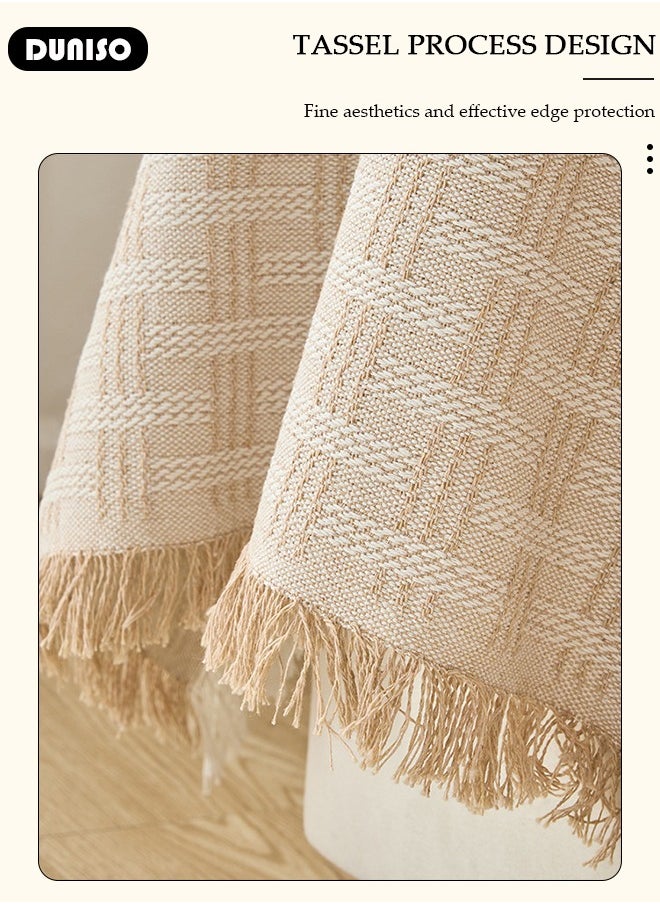DUNISO - Couch Cover,Weave Sofa Cover for 3 Cushion Couch,Sectional Couch Covers Sofa Chair Slipcover for Home or Workplace Weave Sofa Towel Cover Tablecloth Carpet Throw Blanket For Bed 130*180cm - Image 1