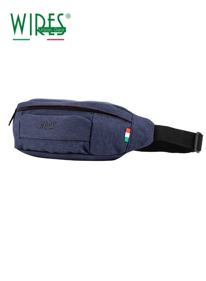Wires Wires Fanny Pack for Men & Women, Unisex Waist Bag, Waist Pack for Men & Women with Adjustable Strap for Sports, Marathon, Gym, Casual, Hiking & Cycling, Fanny Bag for Traveling, Outdoor (Blue)  - Image 1