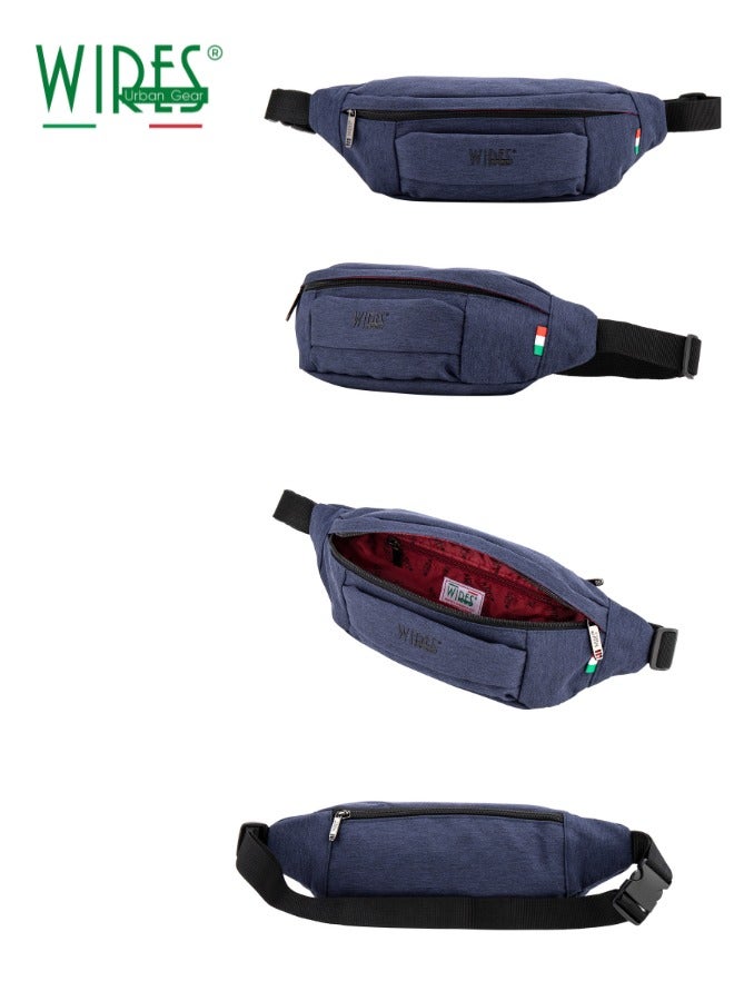 Wires Wires Fanny Pack for Men & Women, Unisex Waist Bag, Waist Pack for Men & Women with Adjustable Strap for Sports, Marathon, Gym, Casual, Hiking & Cycling, Fanny Bag for Traveling, Outdoor (Blue)  - Image 5