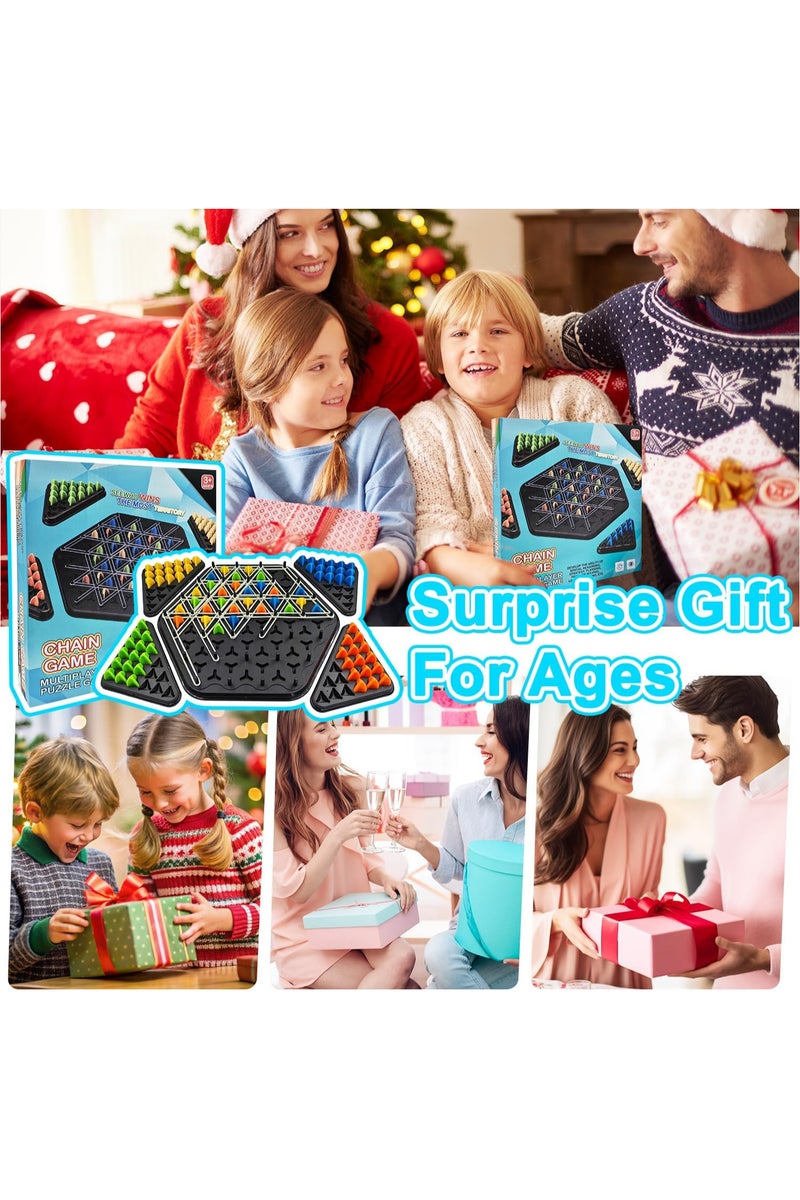 Triangle game with rubber bands, triangle chess game, triangle board games, triangle game, triangle game, triangle chess game for 2 to 4 people