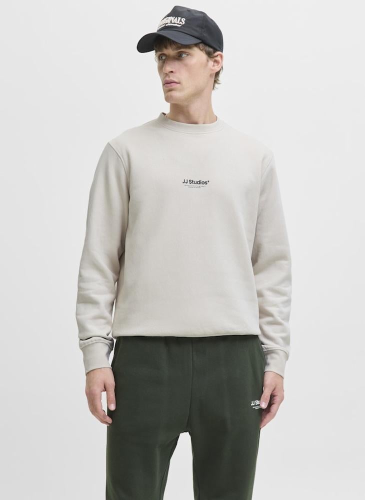 JACK & JONES Jjesoho Logo Crew Neck Sweatshirt  - Image 1