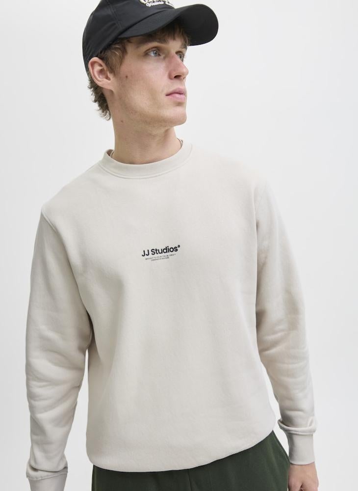 JACK & JONES Jjesoho Logo Crew Neck Sweatshirt  - Image 3